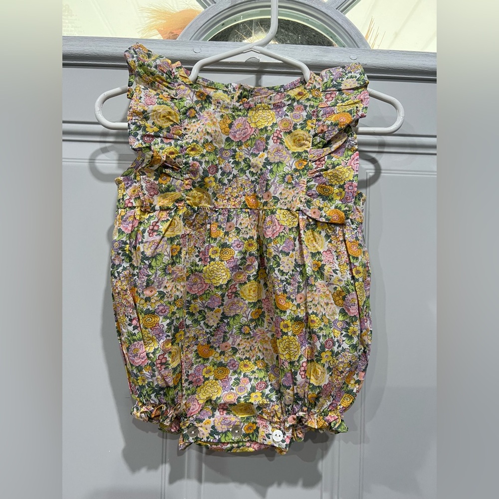 Bonton Multicolor Floral Romper.